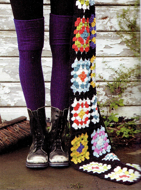 Chunky Patchwork Scarf