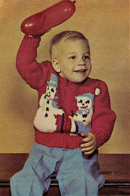 Boy's Snowman Sweater