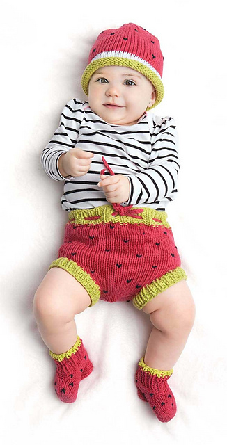 Watermelon Diaper Cover Set