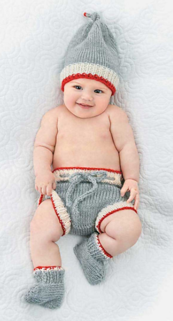 Work Sock Diaper Cover Set