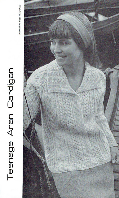 Teenage Aran Cardigan