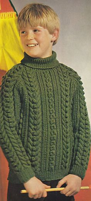 Aran Looks Rugged in Olive Green