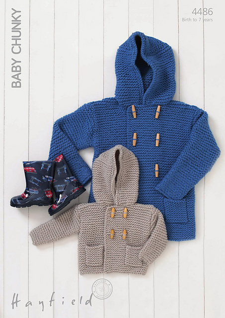 Hooded Boys' Duffle Coat