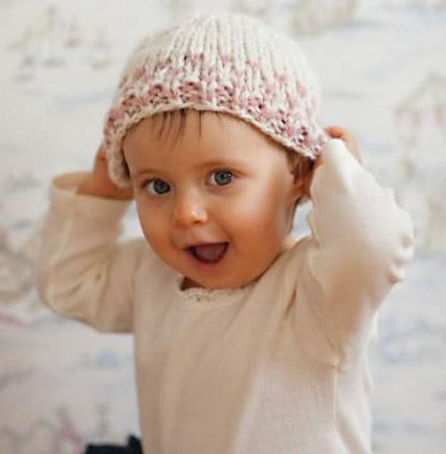 Hat with Pink Trim