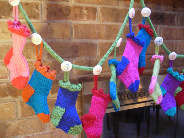 Mini Stocking Advent Calendar