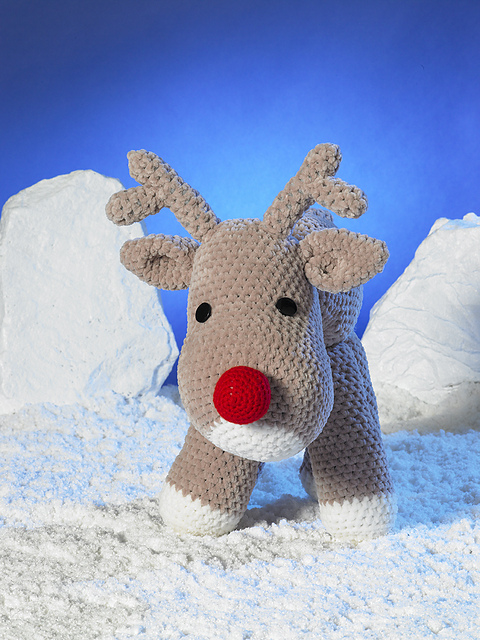 JB405 Rudolf the Crochet Reindeer