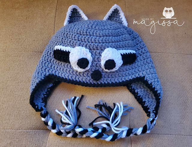 Ravelry: Raccoon Hat pattern by Alissa Maley