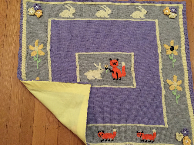 Fox and Bunny Blanket