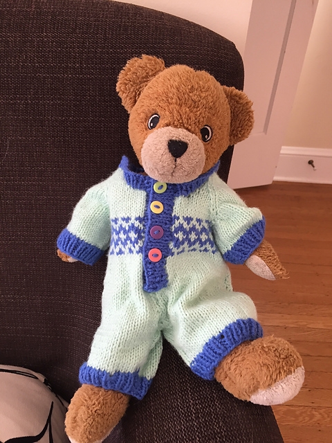 Teddy bear onesie