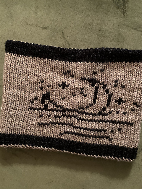 Sun & Moon Double Knit Cowl
