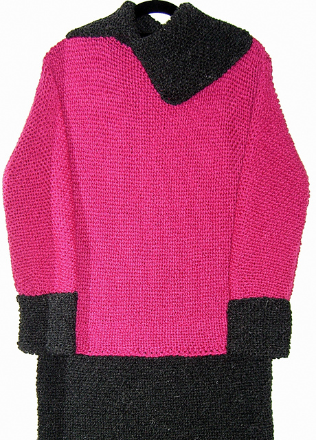 Pink & Grey Sweater & Skirt