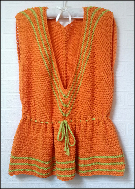 'Additions' Cotton Aran Tunic Top
