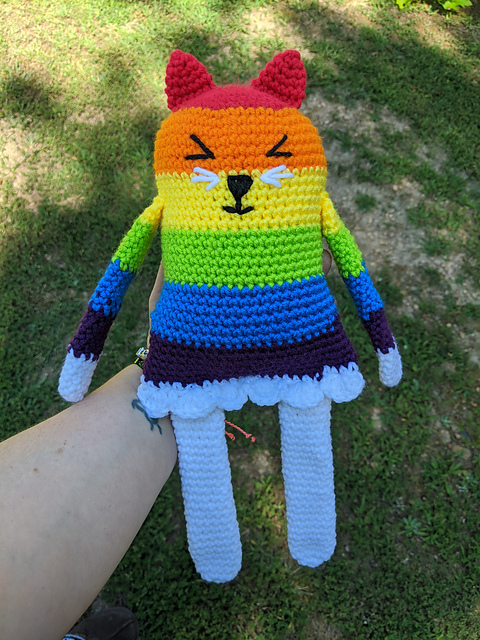 Rainbow Squishy Kitty