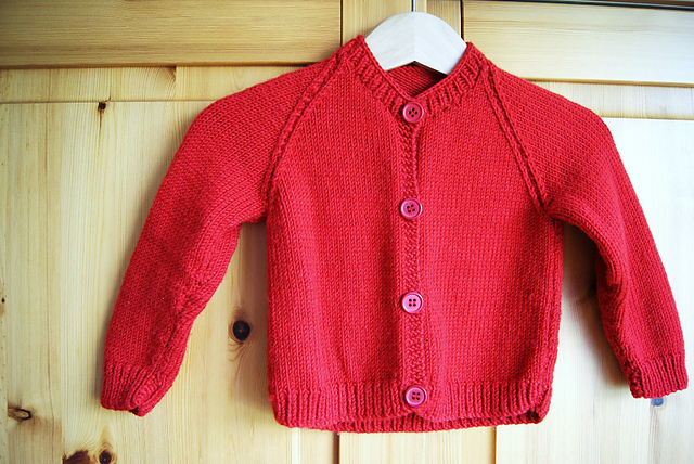 Baby Cardigan, DK Version/ Design 7