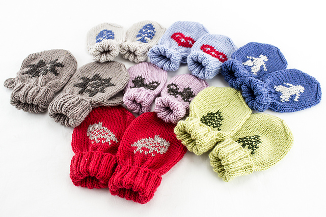 Mittens Scandinavian Motifs