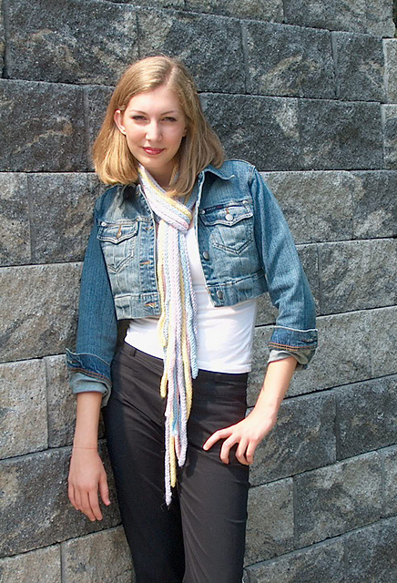 Alpaca Accordian Scarf