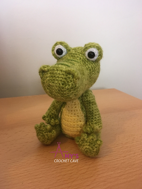 Albert the Amigurumi Crocodile