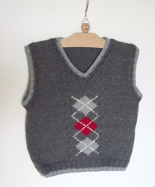 Marko Argyle Vest