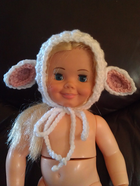 Baby Lamb Bonnet