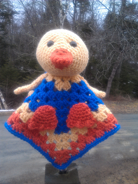 Duck Lovey Security Blanket