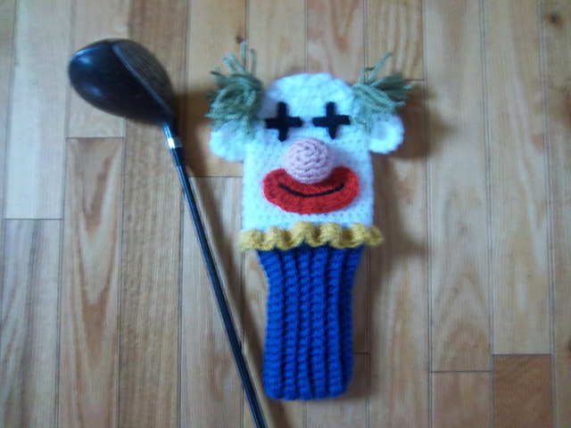 Clown Golf Club Cover