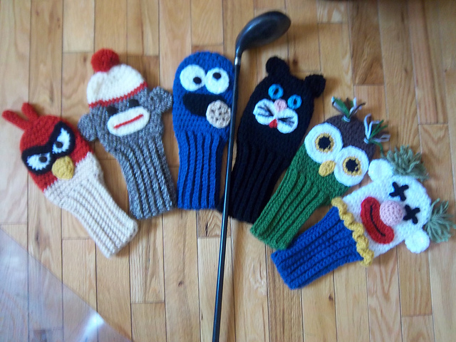 Golf Club Covers Combo Pack - Six Patterns