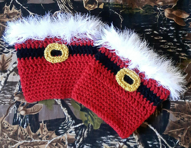 Santa Boot Cuffs