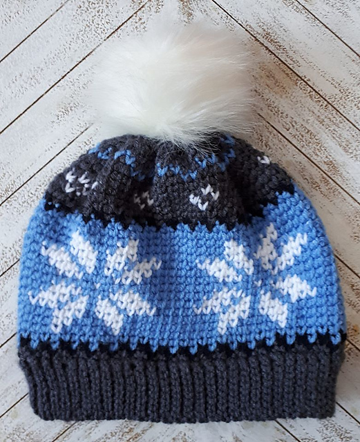 Snowflake Fair Isle Hat