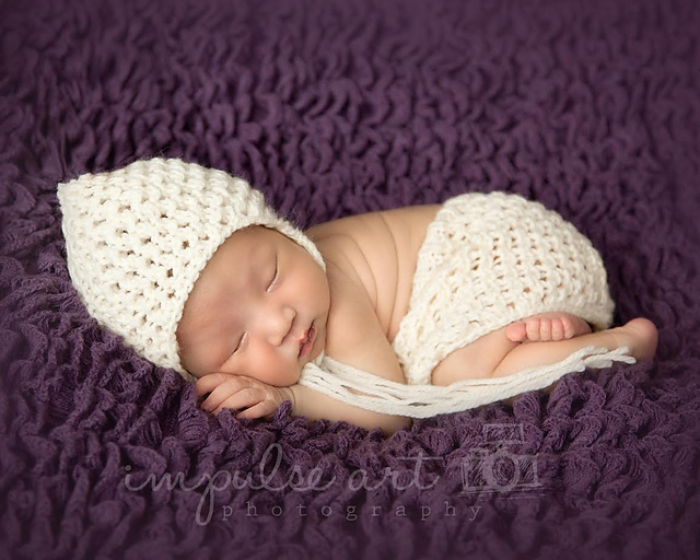 Newborn Pixie Hat and Skirt