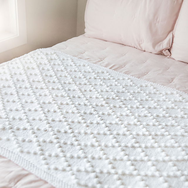 Bobble Stitch Blanket
