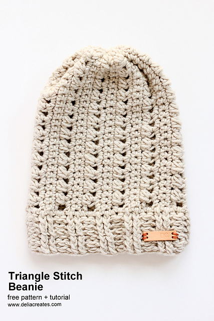 Triangle Stitch Beanie