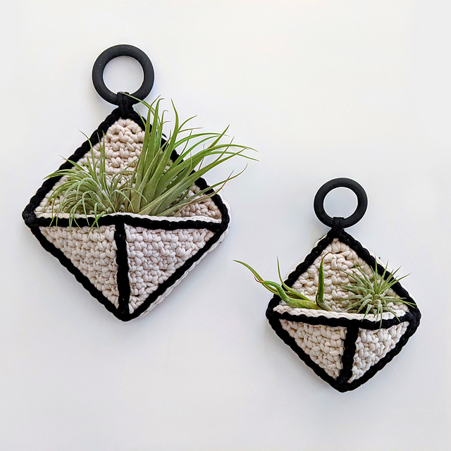 Geometri Hanging Wall Baskets