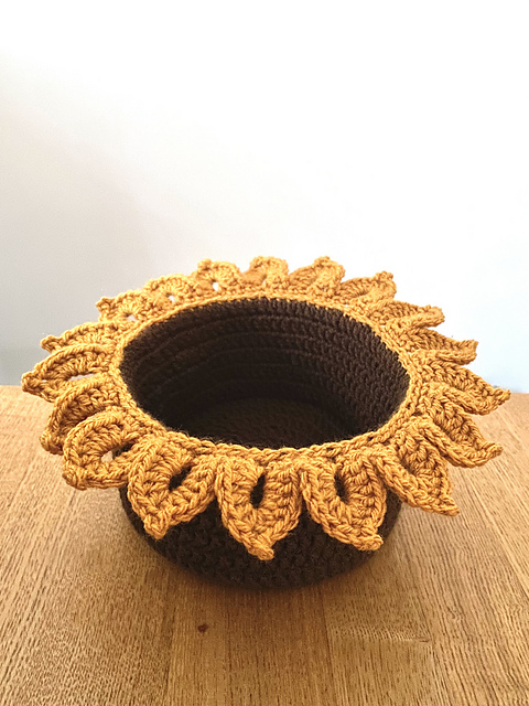Sunflower Basket
