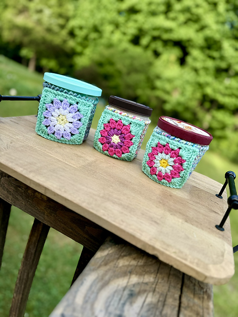 Flower Pocket Ice Cream Cozy