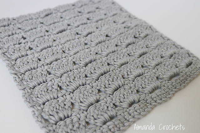 Floating Squares Dishcloth