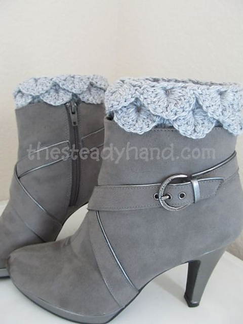 Crocodile Stitch Boot Cuff