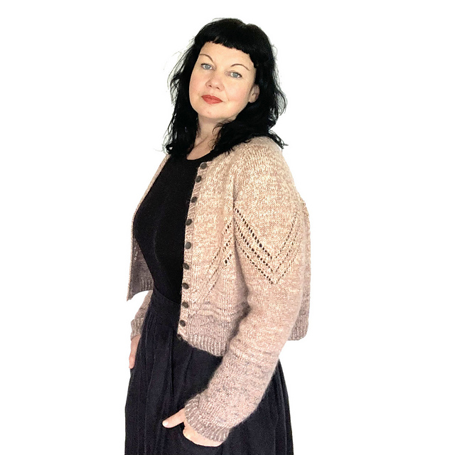 Ravelry: Celestia Cardigan pattern by Ambah O'Brien