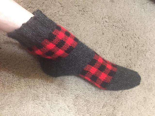 Buffalo Plaid socks