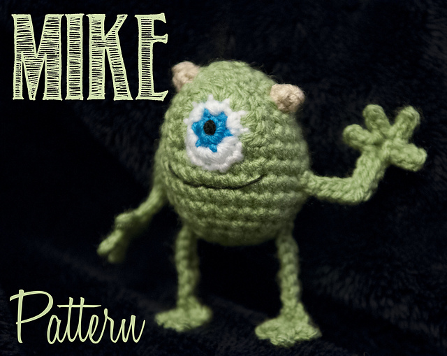 Mike Wazowski (Monsters Inc) Amigurumi