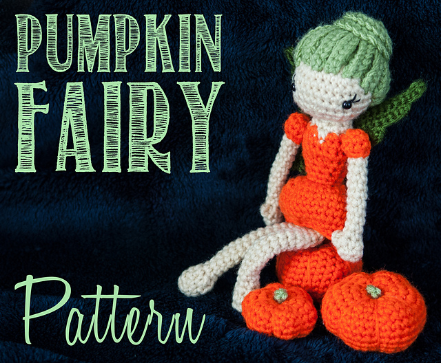 Pumpkin Patch Autumn Fairy Amigurumi