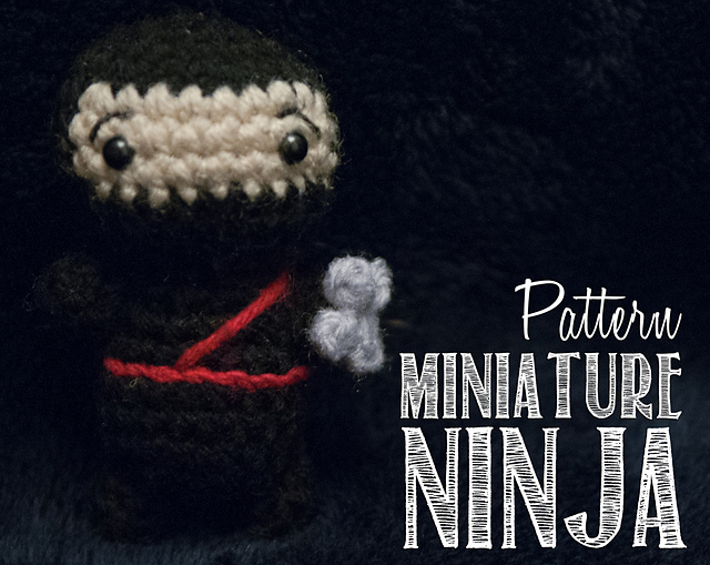Easy Miniature Ninja Two-Hour Amigurumi