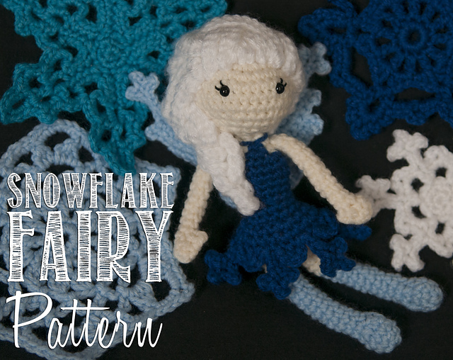 Snowflake Winter Fairy Amigurumi