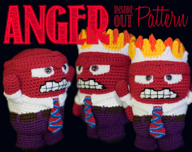 Anger (Inside Out) Amigurumi