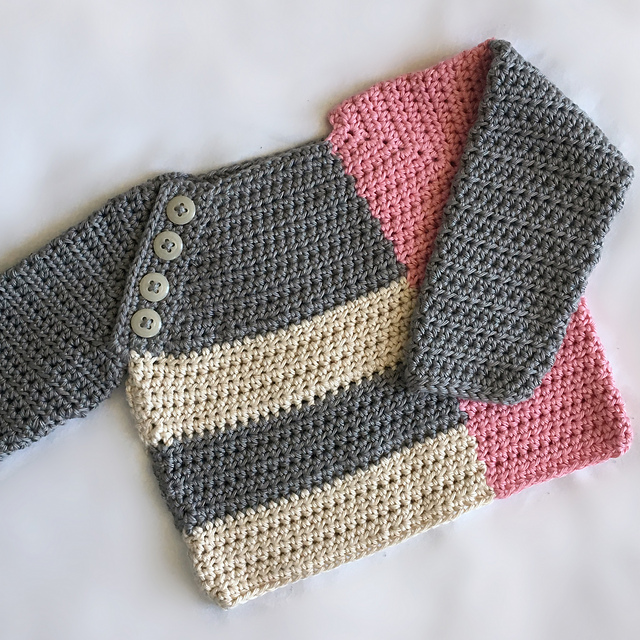 Color Block Baby Sweater