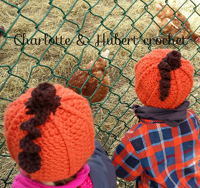 Toddler Chunky Pumpkin Hat