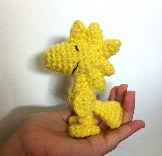 Woodstock Inspired bird amigurumi