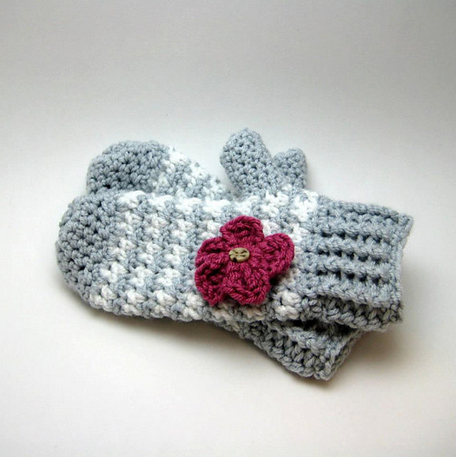 Houndstooth Mittens