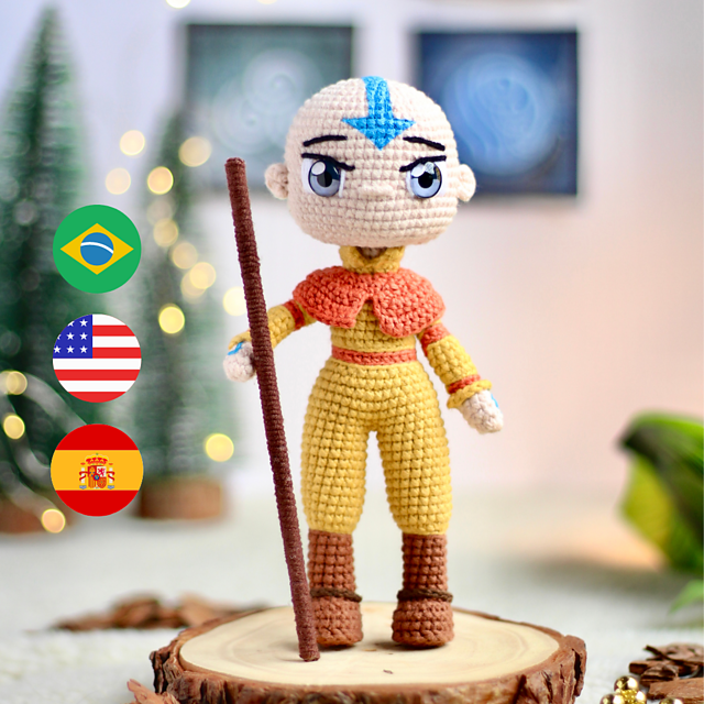 Ravelry: Aang Amigurumi pattern by Vitória Ferreira