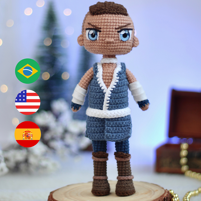 Ravelry: Sokka Amigurumi pattern by Vitória Ferreira