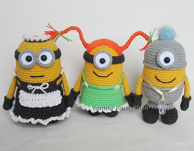Cute little yellow monsters